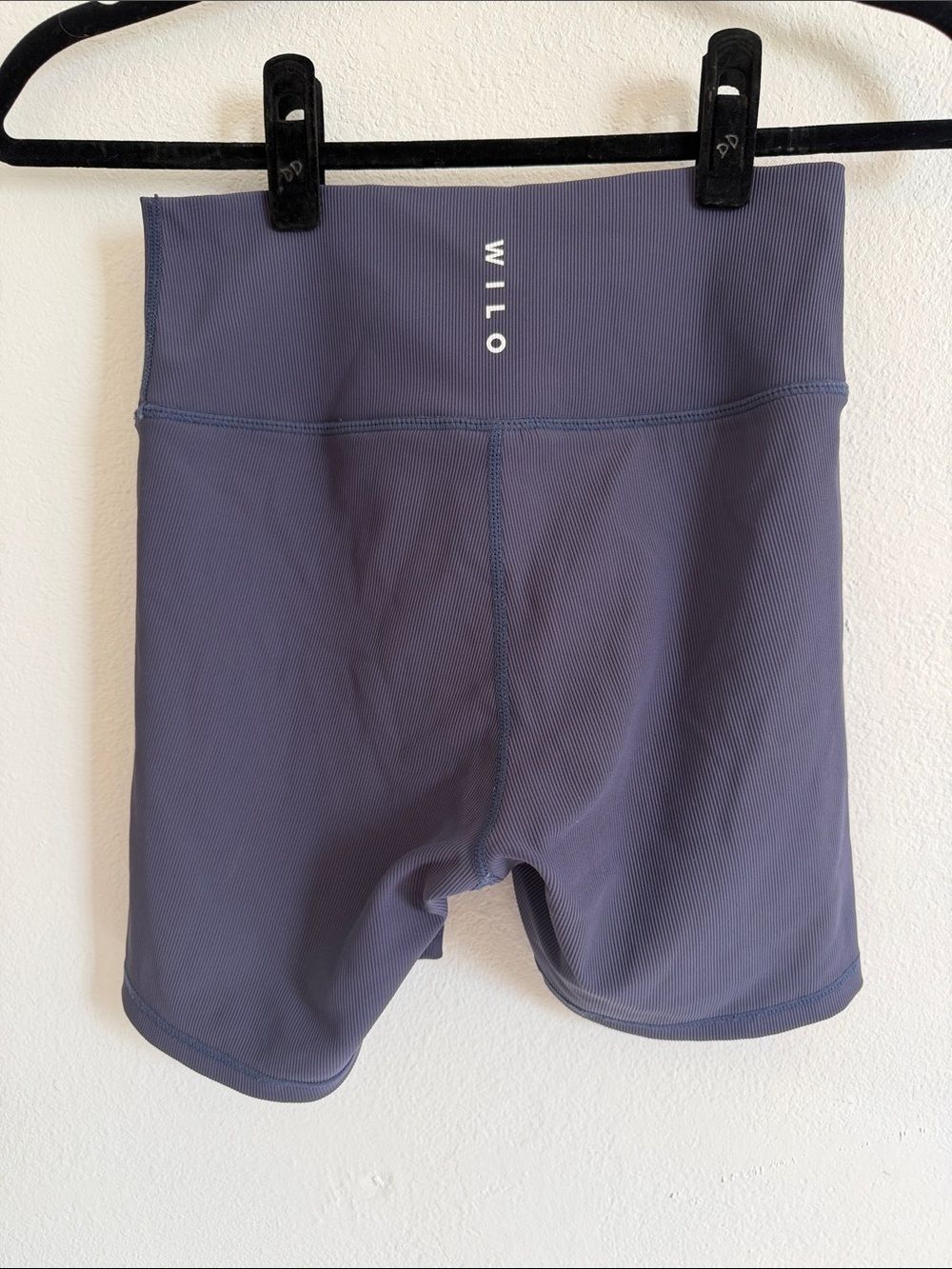 Women's High-Rise Wilo The Label Blue Biker Shorts
